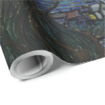 Vintag Van Gogh: Die Sternennacht Geschenkpapier<br><div class="desc">Dieses Design wird von Vincent van Gogh's 1889 Ölgemälde auf der Leinwand "The Starry Night" inspiriert.</div>