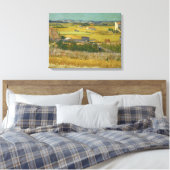 Vintag Van Gogh Ernte Leinwanddruck (Insitu (Schlafzimmer))