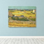 Vintag Van Gogh Ernte Leinwanddruck (Insitu (Holzboden))
