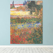 Vintag Van Gogh Flower Garden Leinwanddruck (Insitu (Holzboden))