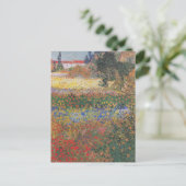 Vintag Van Gogh Flower Garden Postkarte (Stehend Vorderseite)