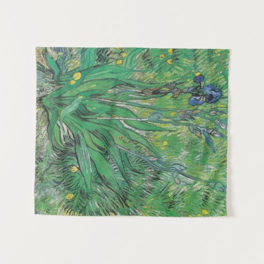 Vintag Van Gogh Iris Wandteppich (Vorderseite (Horizontal))