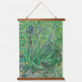 Vintag Van Gogh Iris Wandteppich Mit Holzrahmen (Vorderseite)