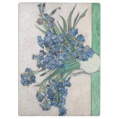 Vintag Van Gogh Irises Klemmbrett (Rückseite)