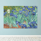 Vintag Van Gogh Irises Leinwanddruck (Insitu (Holzboden))