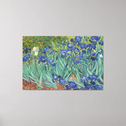 Vintag Van Gogh Irises Leinwanddruck (Vorderseite)