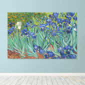 Vintag Van Gogh Irises Leinwanddruck (Insitu (Holzboden))