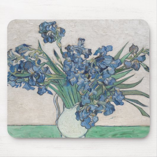 Vintag Van Gogh Irises Mousepad (Vorne)