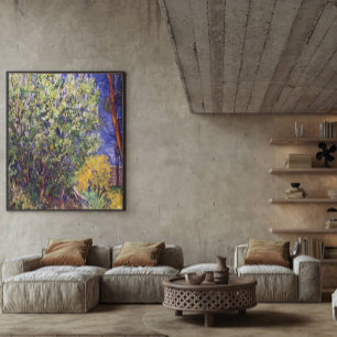 Vintag Van Gogh Lilac Bush Leinwanddruck