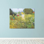 Vintag Van Gogh Marguerite Gachet im Garten Leinwanddruck (Insitu (Holzboden))