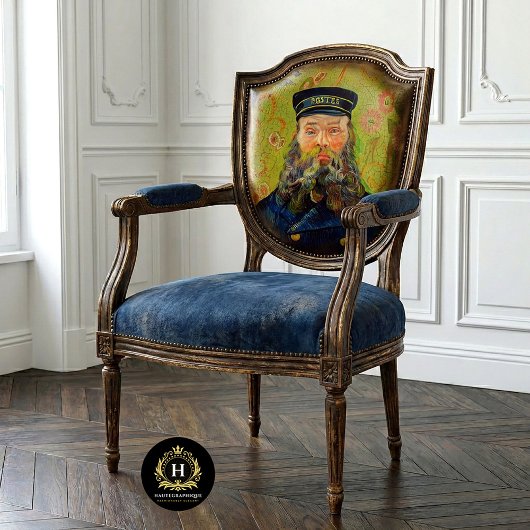 Vintag Van Gogh Postman Dekoupage Tissue Paper Seidenpapier