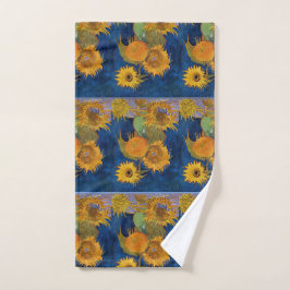 Vintag Van Gogh Six Sunflowers Handtuch
