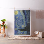 Vintag Van Gogh Starry Night Stoff<br><div class="desc">Vintage Van Gogh Starry Night Fabric: Gekämmte Baumwolle (142.2 cm breit)</div>
