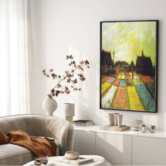 Vintag Van Gogh Tulip Fields Leinwanddruck