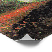 Vintag Van Gogh Vase of Peonies Poster (Ecke)