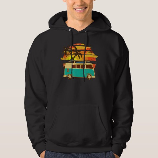 Vintag Van - Van Life - Retro Van Hoodie (Vorderseite)
