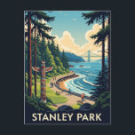 Vintag Vancouver Stanley Park Canada Travel Postkarte<br><div class="desc">Vancouver ist eine lebendige Küstenstadt in British Columbia, gerahmt von Ozean, Bergen und Wäldern - eine perfekte Verbindung von Naturschönheit und urbaner Eleganz. Vancouver ist bekannt für seine multikulturelle Bevölkerung und seine entspannte Atmosphäre. In naher Reichweite bietet Vancouver erstklassige Restaurants, Kunstgalerien, Märkte und Abenteuer im Freien. Stadtviertel wie Gastown, Yaletown...</div>