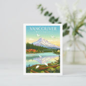 Vintag Vancouver Washington Postkarte (Stehend Vorderseite)