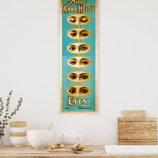 Vintag Vaudeville Poster 1898 (Küche)