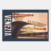 Vintag Venedig Italien Gondelfahrt Geschenkpapier Set (Vorderseite)