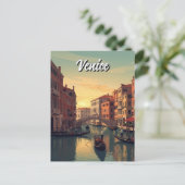 Vintag Venedig Italien Reisen Souvenir Postkarte (Stehend Vorderseite)