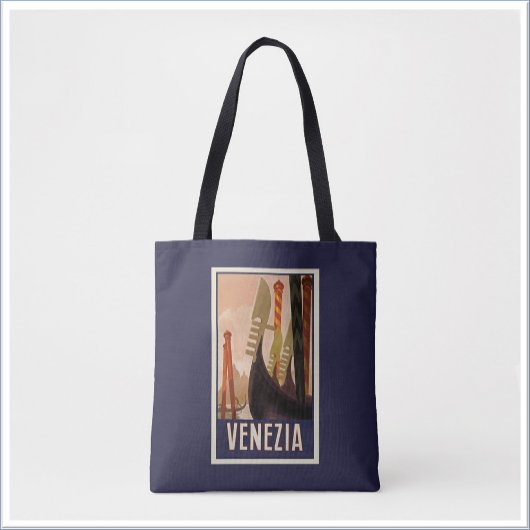 Vintag Venedig Reiseplaner Tasche