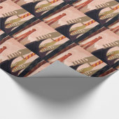 Vintag Venezia Gondolas Geschenkpapier (Ecke)