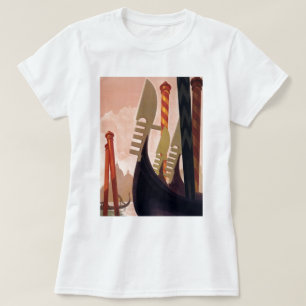 Vintag Venezia Gondolas T-Shirt