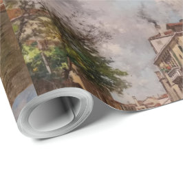 Vintag Venice Antonio Leto Venezianisch Canal Geschenkpapier