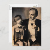 Vintag Ventriloquist Dummy Postcard Postkarte (Vorne/Hinten)