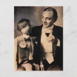 Vintag Ventriloquist Dummy Postcard Postkarte