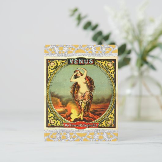 Vintag Venus Ephemera Postkarte (Stehend Vorderseite)