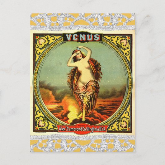 Vintag Venus Ephemera Postkarte (Vorderseite)