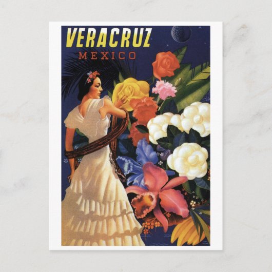 Vintag Veracruz Mexico Reisen Postkarte (Vorderseite)