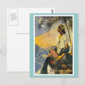 Vintag Veracruz Postkarte (Vorne/Hinten)