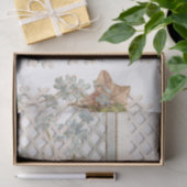 Vintag Vergessen-Me-Nots Seidenpapier (Geschenk)