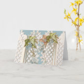 Vintag Vergessen Sie mir Noten Karte (Gelbe Blume)