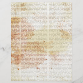 Vintag verkettete Zeitung