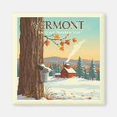 Vintag Vermont Magnet (Vorne)