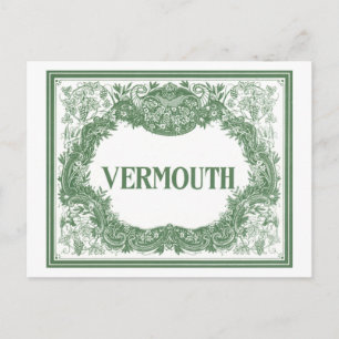 Vintag Vermouth Postkarte