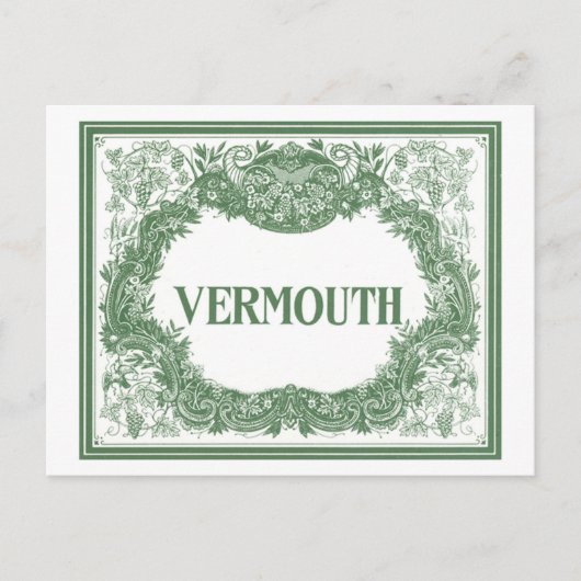 Vintag Vermouth Postkarte (Vorderseite)