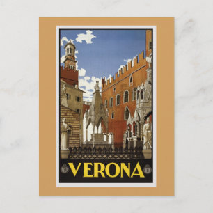 Vintag Verona Reisen Postkarte