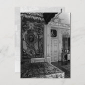 Vintag Versailles Palace Louis XV Bed Kammer Postkarte (Vorne/Hinten)