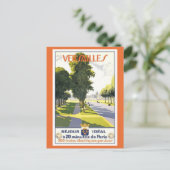 Vintag Versailles Palazzo Civico Postkarte (Stehend Vorderseite)