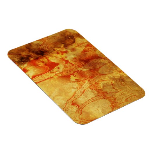 Vintag verschüttetes Rot Magnet (Rechte Seite)