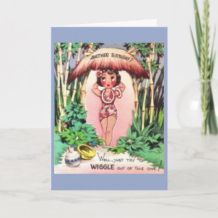 Vintag- Versuchen Sie nicht, diesen Geburtstag zu Karte