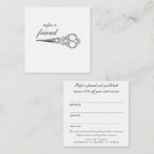 Vintag verweisen Sie ein Empfehlungskarte (Vorne/Hinten)