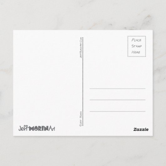 Vintag VHS Ice Pop Parody Postkarte (Rückseite)