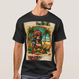 Vintag Vibes: American Traditional Tattoo Design T-Shirt