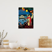 Vintag Vichy French Reisesaal der 20er Jahre Poster (Küche)